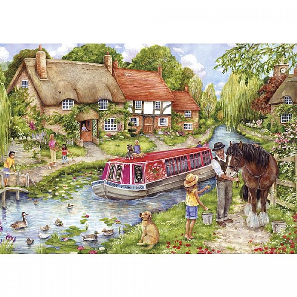Gibsons Drifting Downstream 100XL Piece Jigsaw Puzzle