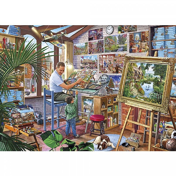 Gibsons A Work of Art 500XL Piece Jigsaw Puzzle
