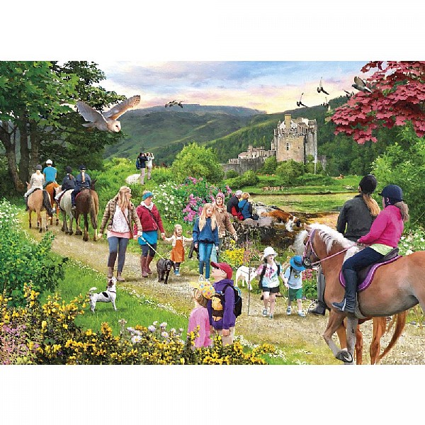 Gibsons Highland Hike 1000 Piece Jigsaw Puzzle