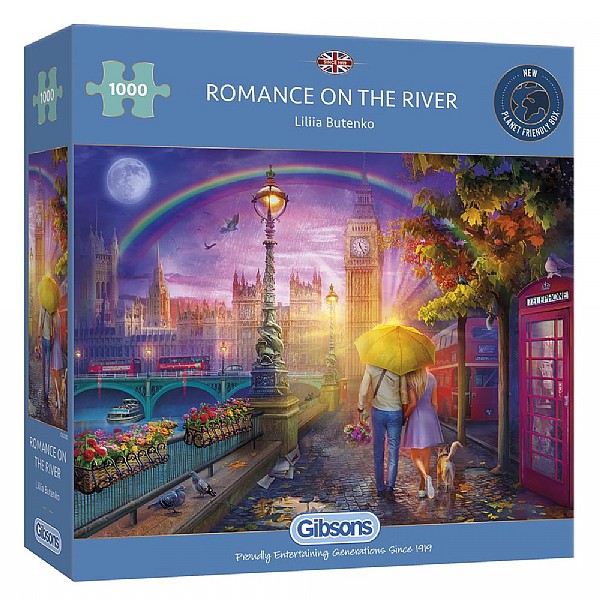 Gibsons Romance on the River 1000 Piece Jigsaw Puzzle