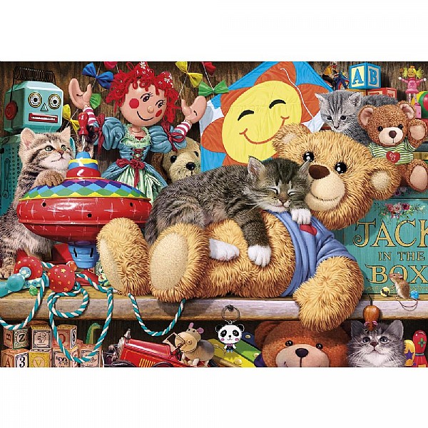 Gibsons Snoozing on the Ted 1000 Piece Jigsaw Puzzle