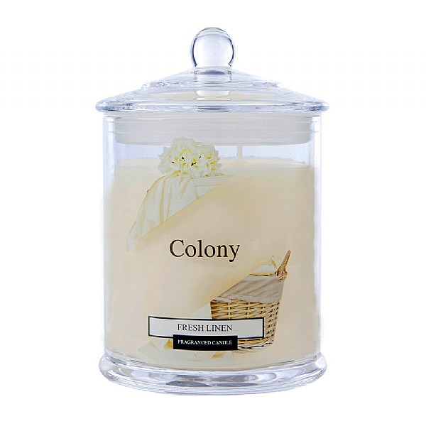 Wax Lyrical Colony Fresh Linen Jar Candle Small