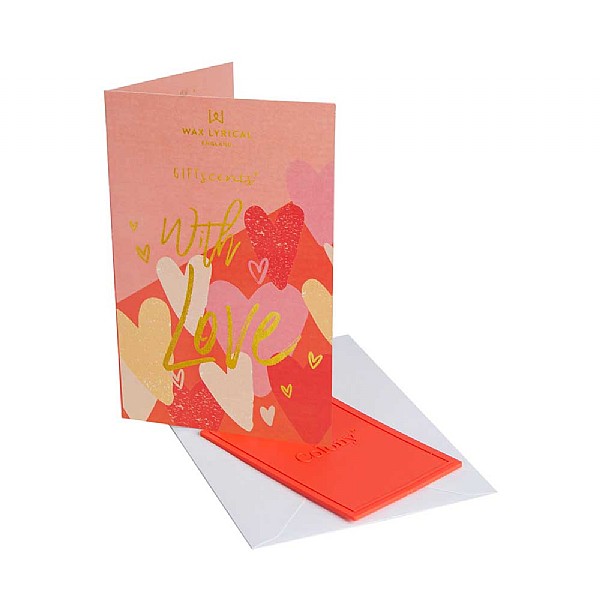 Wax Lyrical Giftscents 'With Love' Scented Greetings Card