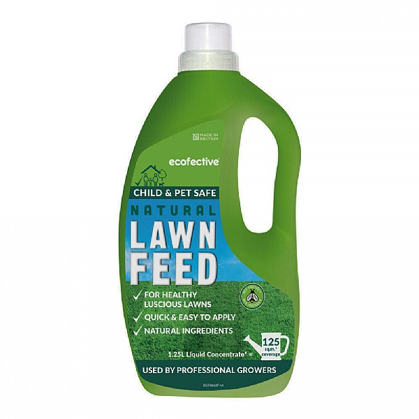 Ecofective Natural Liquid Lawn Feed Concentrate - 1.25 Litres