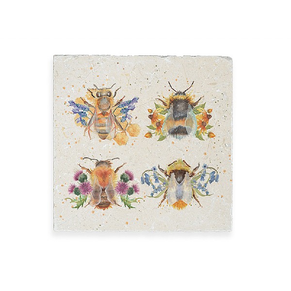 Kate of Kensington Bees Medium Marble Platter