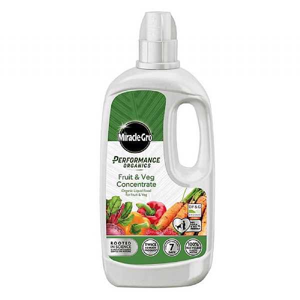 Miracle-Gro Performance Organics Fruit & Veg Liquid Feed - 1 Litre