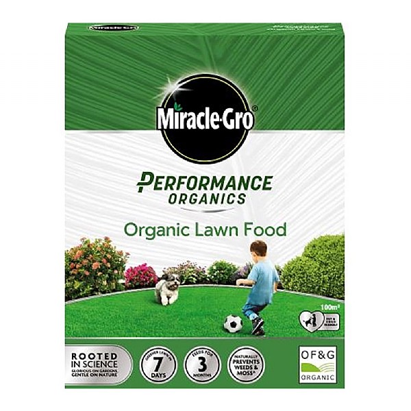 Miracle-Gro Perf Organic Lawn Food 5x100m2