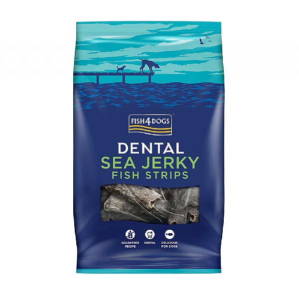 Fish4Dogs Dental Sea Jerky Fish Strips 500g