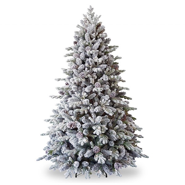 6.5ft Snowy Dorchester Pine Artificial Christmas Tree