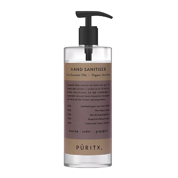 PURITX Manuka, Cedar, Grapefruit Hand Sanitiser 250ml