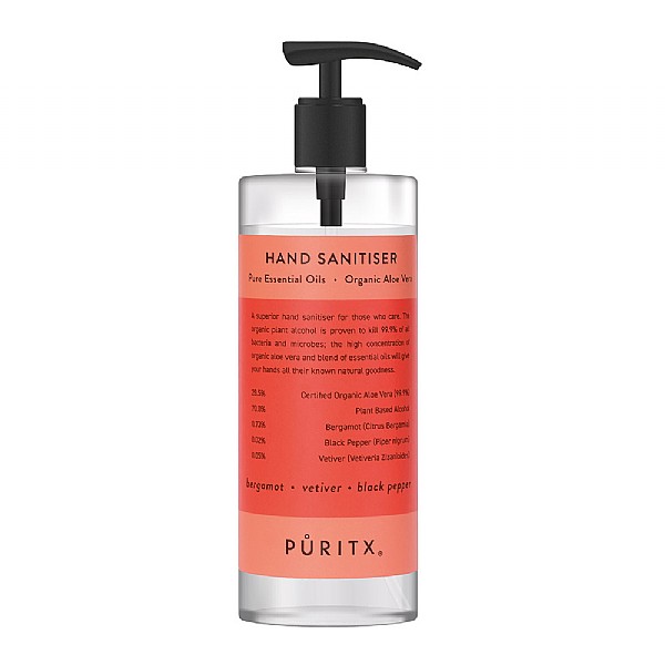 PURITX Bergamot, Vetiver & Black Pepper Hand Sanitiser 250ml