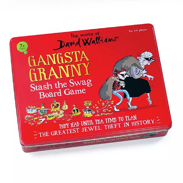 David Walliams Gangsta Granny Stash the Swag Board Game