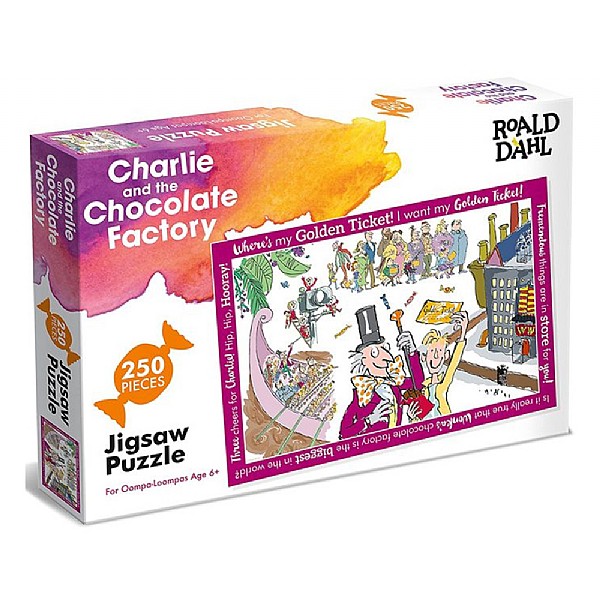Roald Dahl Charlie & The Chocolate Factory 250 Piece Jigsaw Puzzle