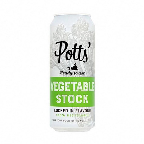 Potts Vegetable Stock in Recyclable Can 500ml