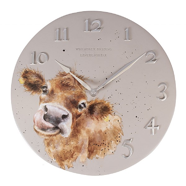 Wrendale 'Cow' Clock