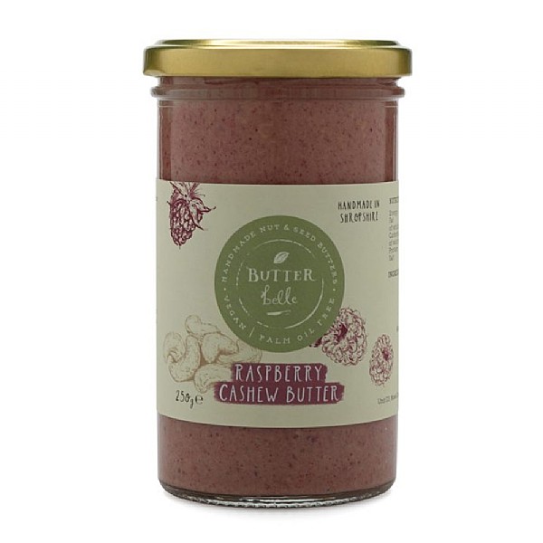 Butterbelle Raspberry Cashew Butter 250g