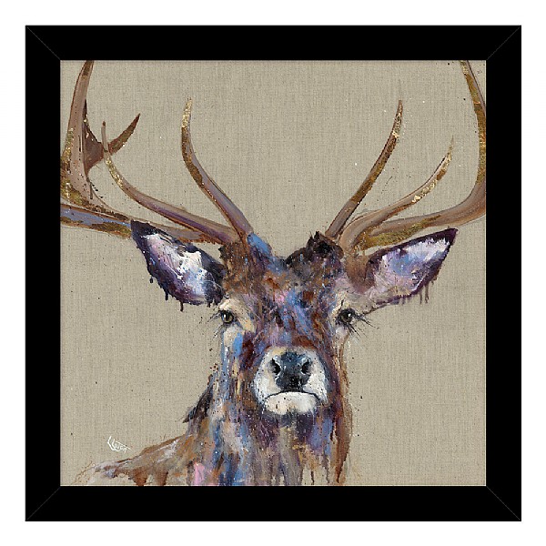 'Duchess' Deer Picture 33x33cm