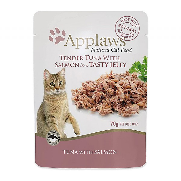 Applaws Cat Pouch Tuna & Salmon in Jelly 70g