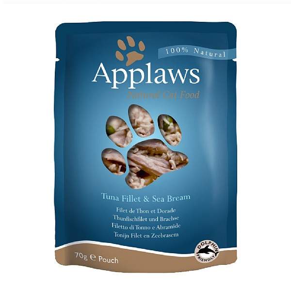 Applaws Cat Pouch Tuna & Sea Bream 70g