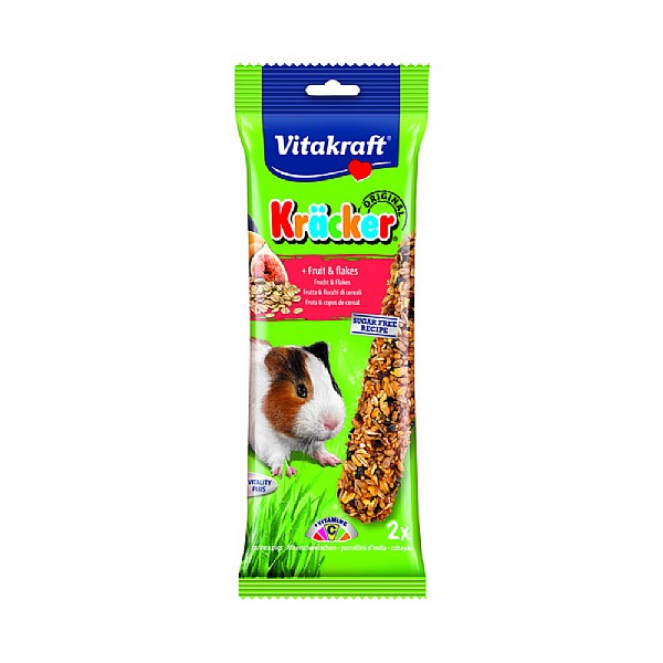 Vitakraft Fruit Flakes Kracker For Guinea Pigs (Pack of 2)