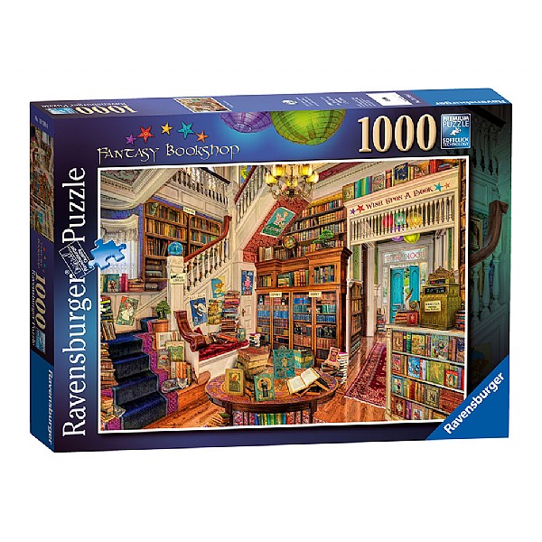 Ravensburger The Fantasy Bookshop 1000 Piece Jigsaw Puzzle