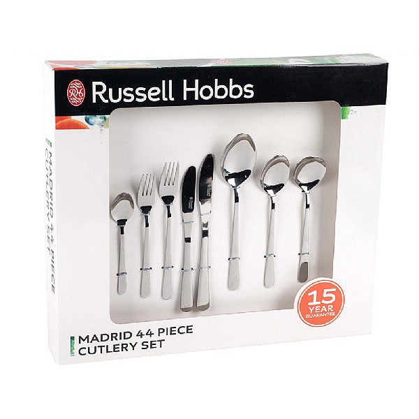 Russell Hobbs Madrid 44-Piece Cutlery Set