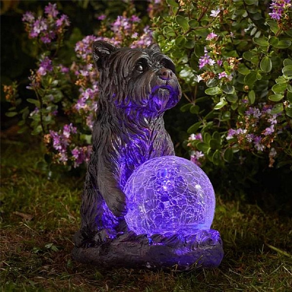 Smart Solar Mystic Dog LED Garden Ornament