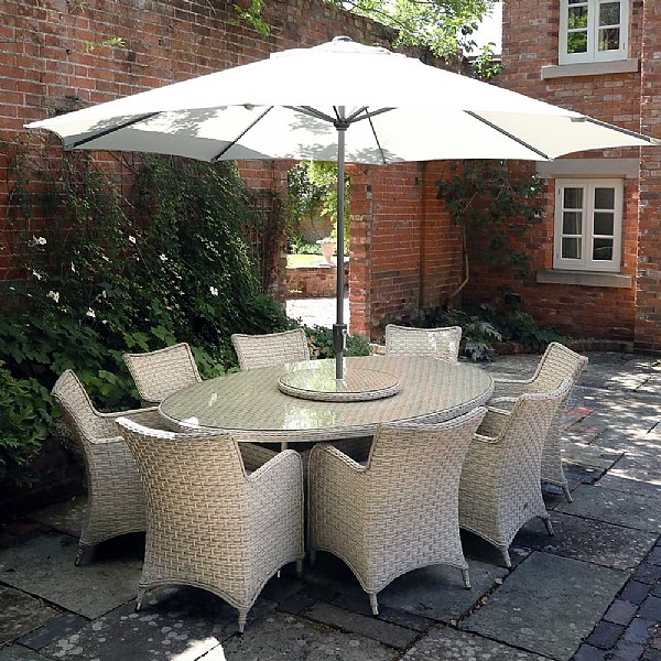 Supremo Turin 8 Seater Oval Dining Set