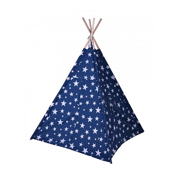 Blue & White Star Play Tent in Carry Bag