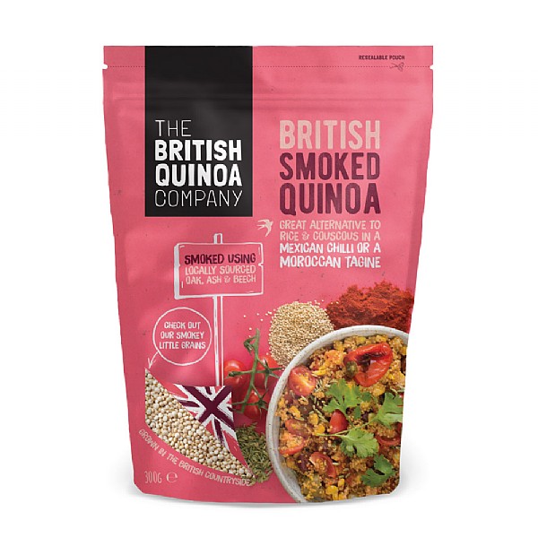 British Smoked Quinoa Pouch 300g