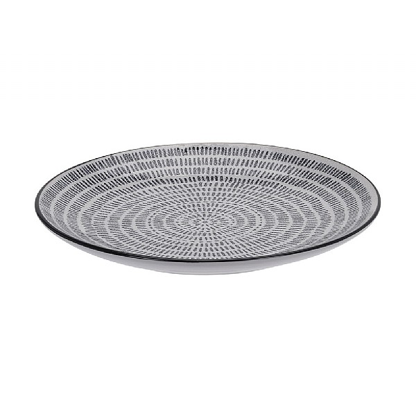 Stoneware Plate 27cm (Assorted Designs)