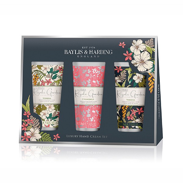 Baylis & Harding Royale Garden Verbena & Chamomile Luxury Hand Cream Gift Set