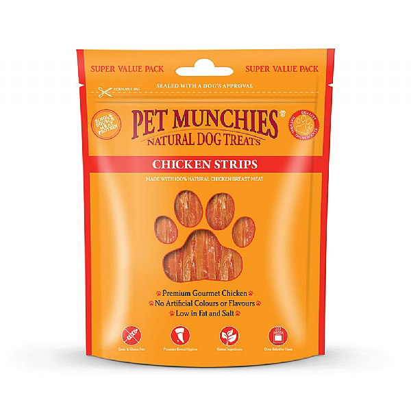 Pet Munchies Natural Chicken Strips 320g