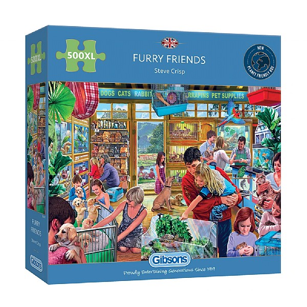Gibsons Furry Friends 500 XL Piece Jigsaw Puzzle