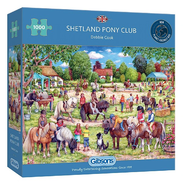 Gibsons Shetland Pony Club 1000 Piece Jigsaw Puzzle