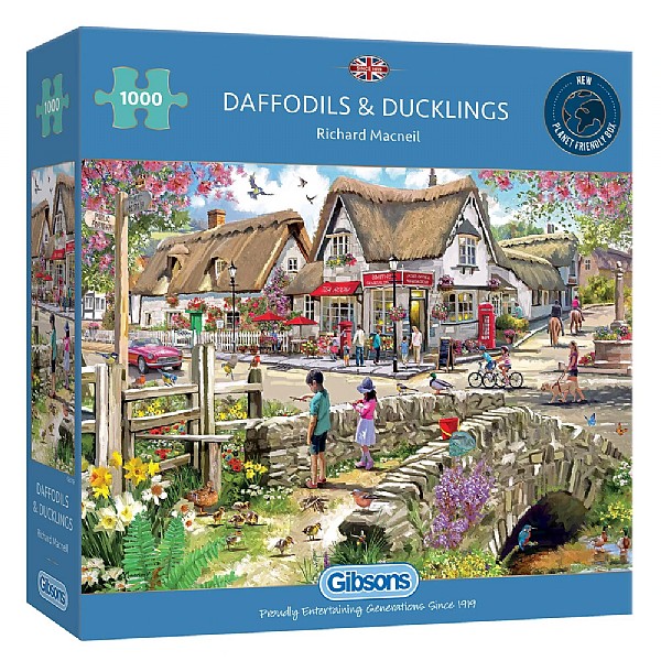 Gibsons Daffodils & Ducklings 1000 Piece Jigsaw Puzzle