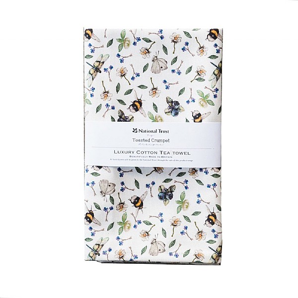 Toasted Crumpet Wildflower Meadows Tea Towel