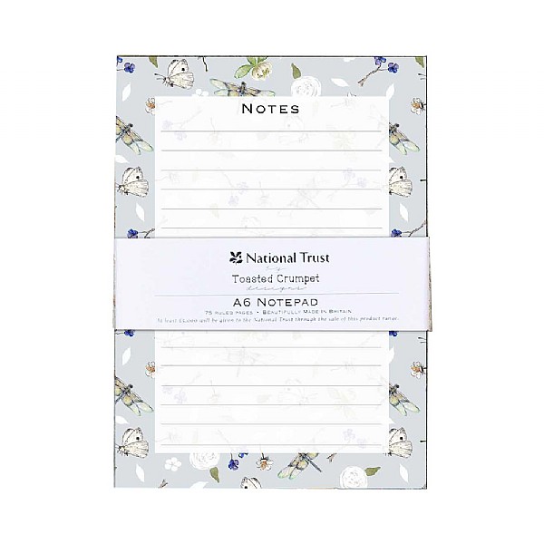 Toasted Crumpet Dragonfly Pure A6 Jotter Pad