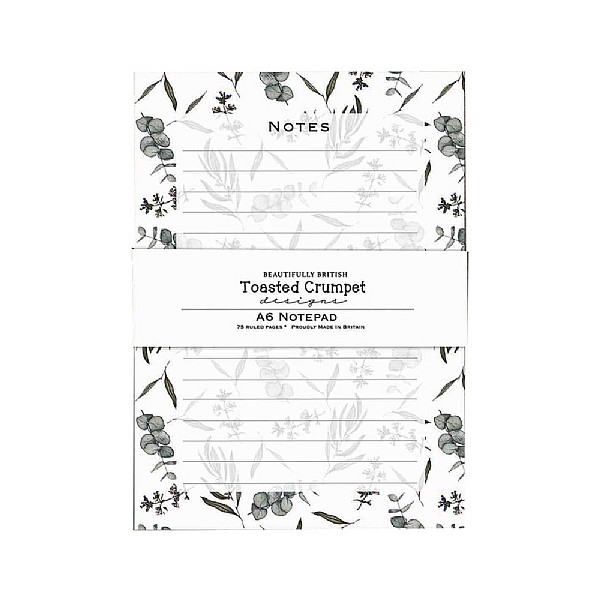 Toasted Crumpet Eucalyptus Pure A6 Jotter Pad