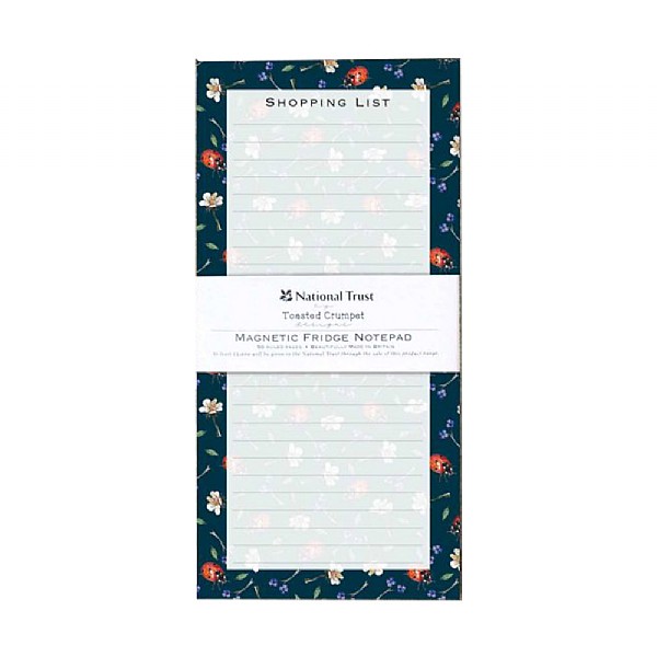 Toasted Crumpet Ladybird Noir Shopping List Pad