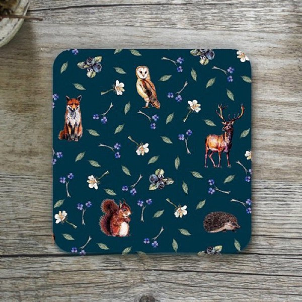 Toasted Crumpet Woodland Single Coaster