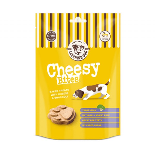 Laughing Dog Wheat Free Cheesy Bites 125g