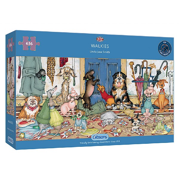 Gibsons Walkies 636 Piece Jigsaw Puzzle