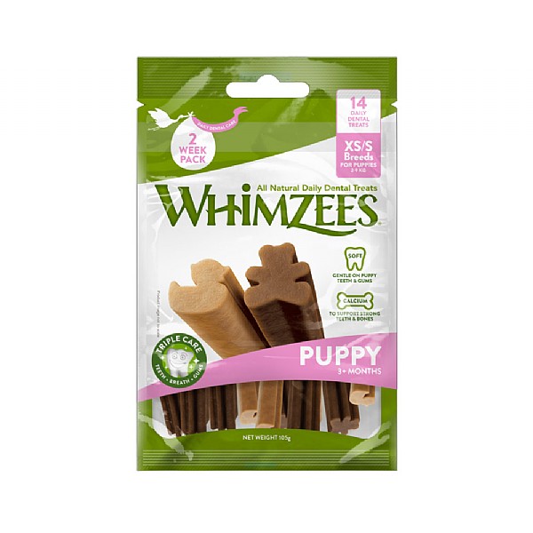 Whimzees Puppy Pack Extra Small/Small (6 Pack)