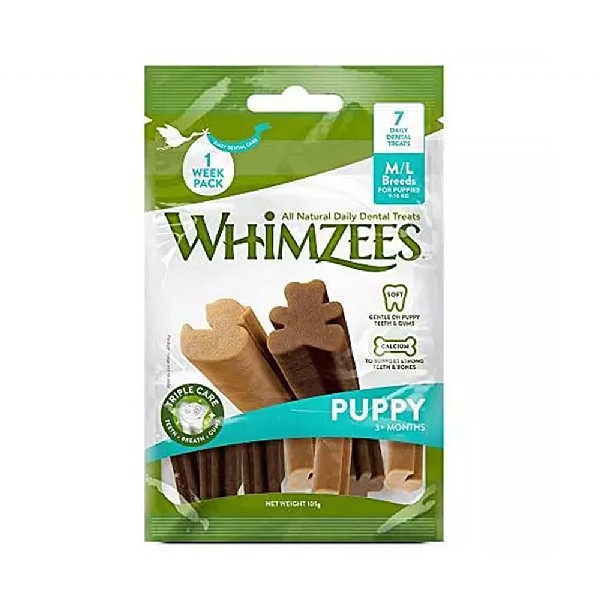 Whimzees Puppy Pack Medium/Large (6 Pack)