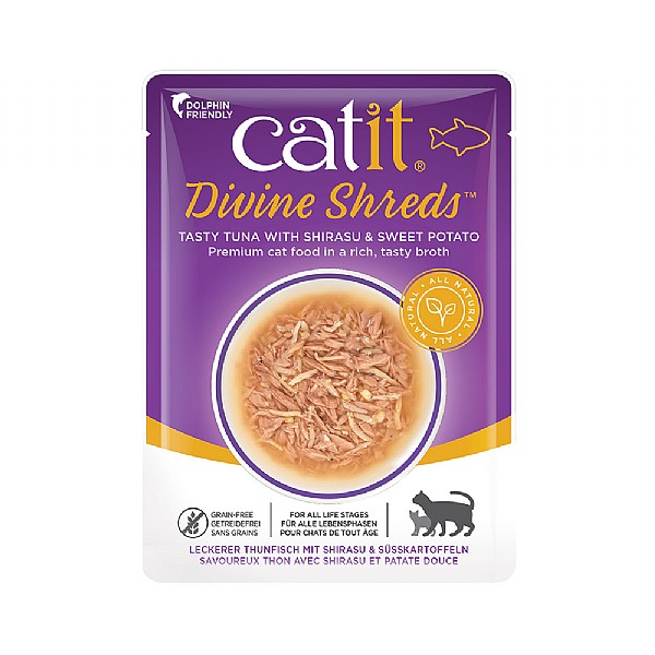 Catit Divine Tuna with Shirasu Shreds 75g