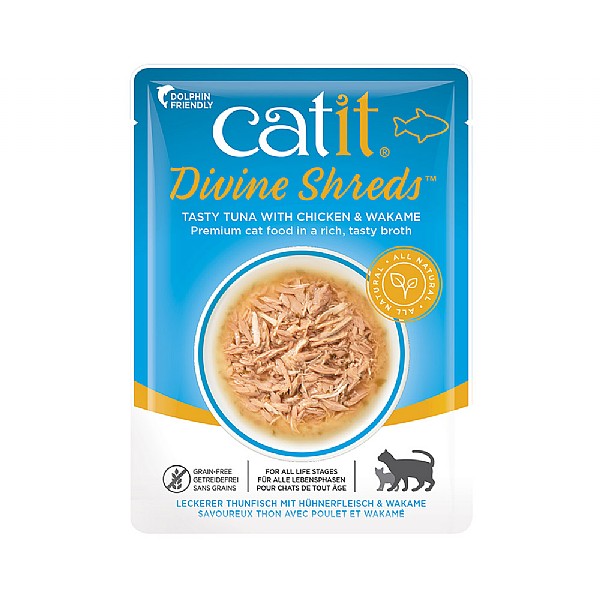 Catit Divine Tuna with Chicken Shreds 75g