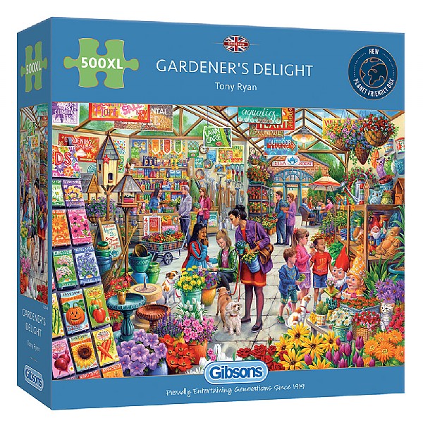 Gibsons Gardeners Delight 500XL Piece Jigsaw Puzzle