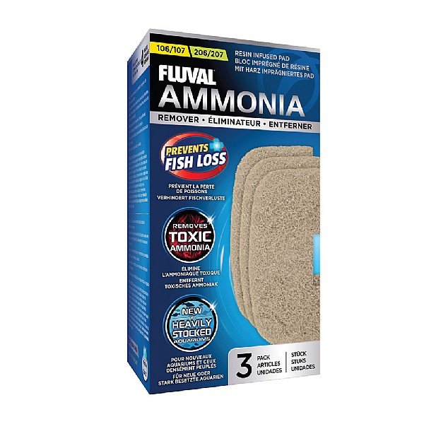 Fluval Ammonia Remover Pad for 107/207 & 106/206