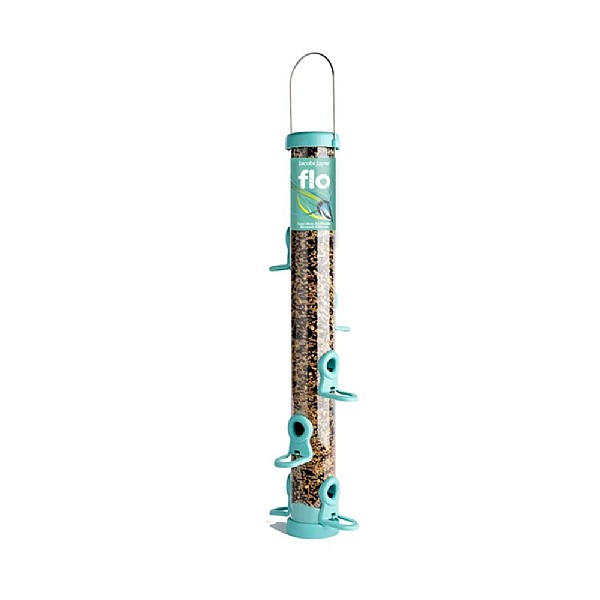 Jacobi Jayne Flo Blue 56cm Large 6 Port Seed Bird Feeder